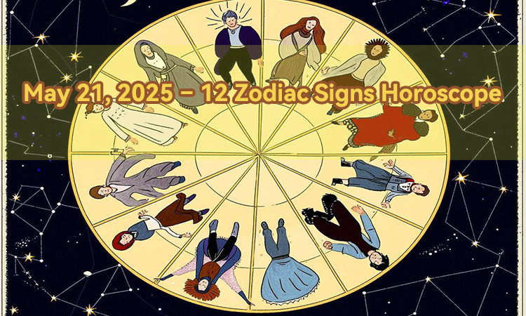 May 21, 2025 – 12 Zodiac Signs Horoscope