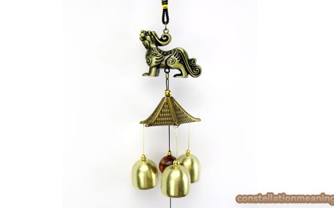 4 rod metal wind chimes feng shui