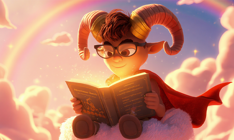 What is Aries love reading today