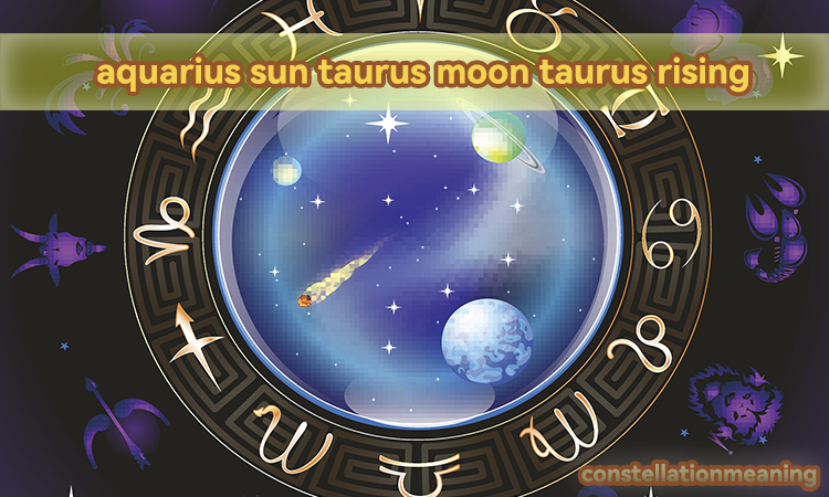 aquarius sun taurus moon taurus rising