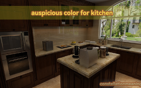 auspicious color for kitchen