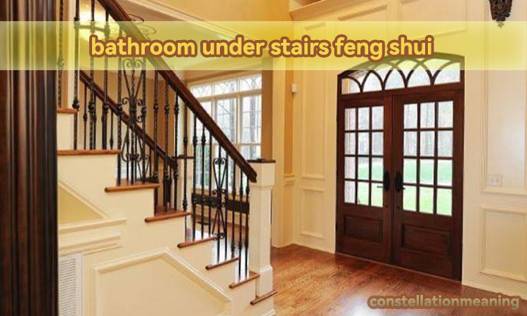 bathroom under stairs feng shui