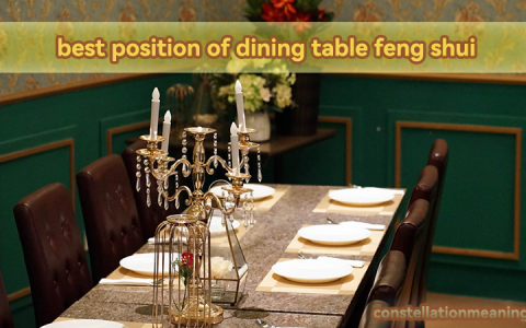 best position of dining table feng shui