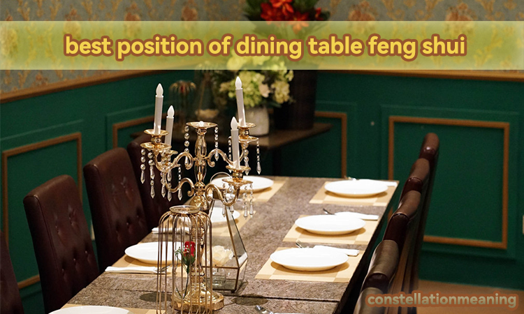 best position of dining table feng shui