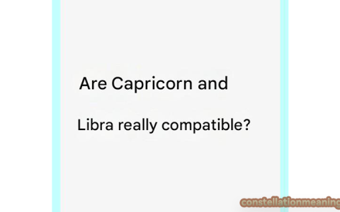 Capricorn and Libra sexually compatible