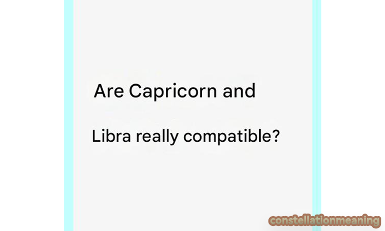 capricorn & libra