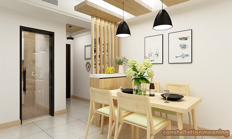 Dining room Feng Shui layout
