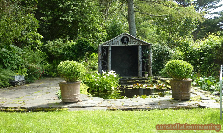 Feng shui garden layout