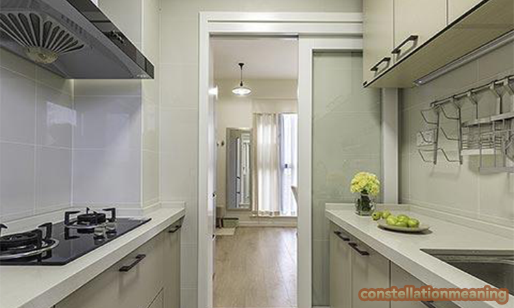 bathroom door facing kitchen feng shui