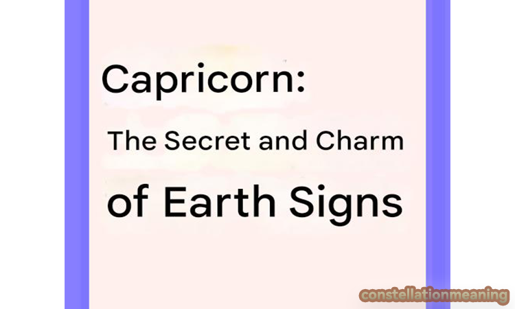 capricorn earth sign