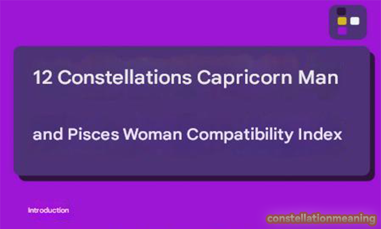 capricorn man and pisces woman