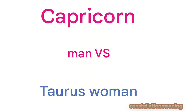 capricorn man taurus woman