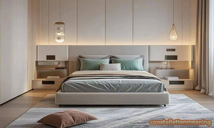 feng shui above bed