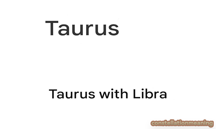 libra and taurus