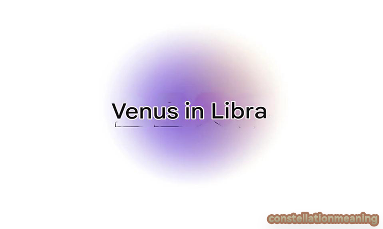 libra in venus
