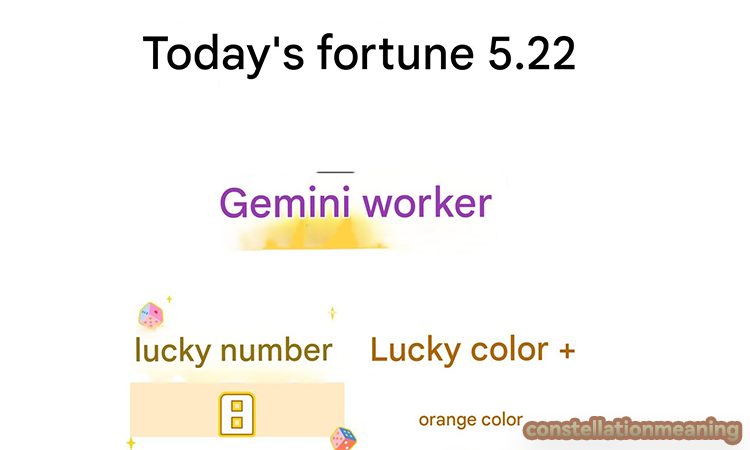may 22 zodiac sign