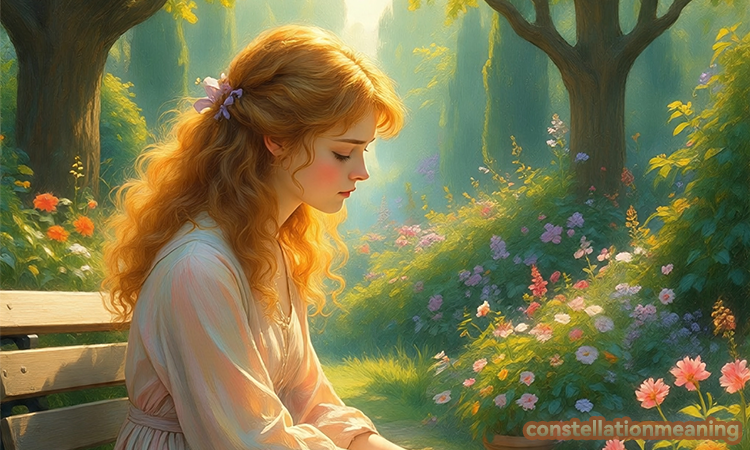 Leo woman hiding her feelings