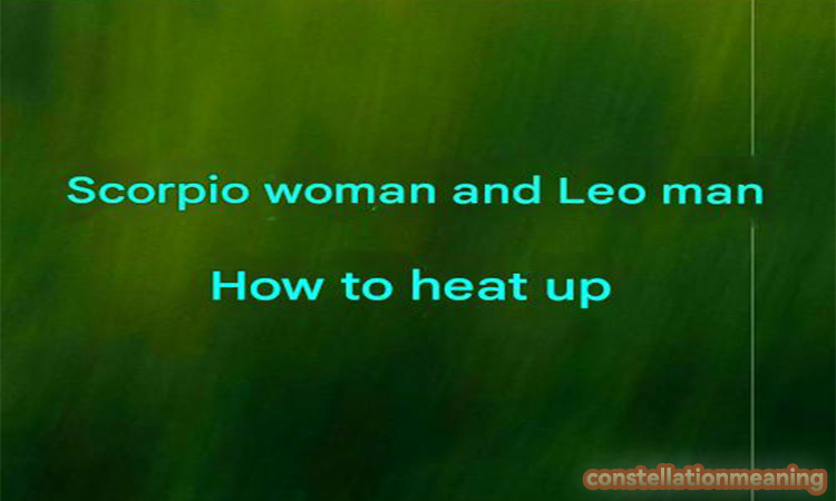 scorpio woman and leo man in bed