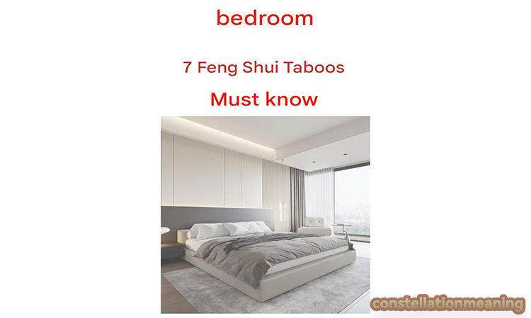 water in bedroom feng shui