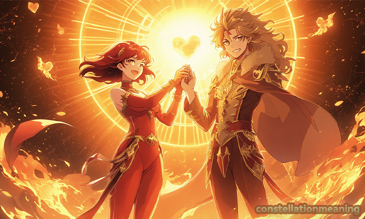 Aries woman and Leo man compatibility percentage