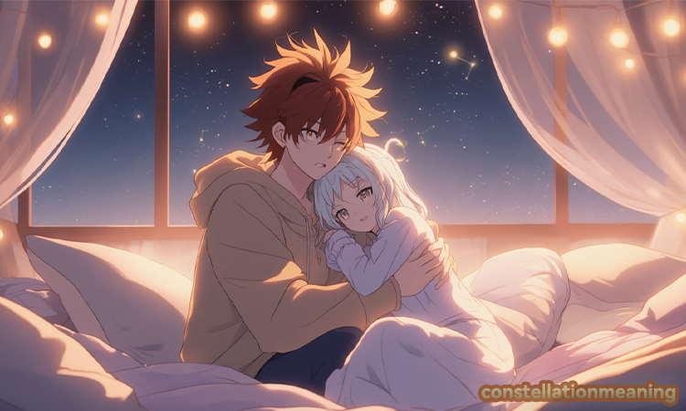 Leo and Pisces in bed