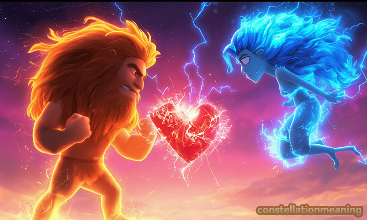 Leo man Aquarius woman break up