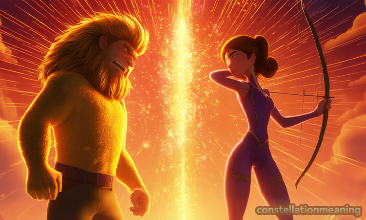 Leo man Sagittarius woman break up