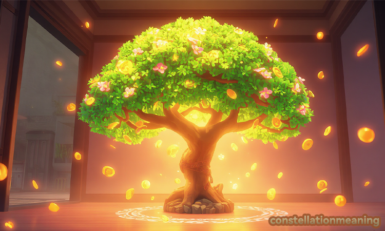 Feng Shui money tree at front door meaning