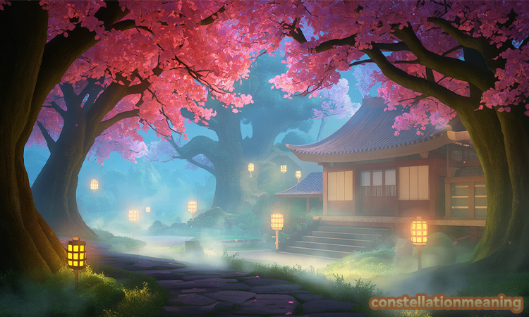 Feng Shui road leading to house