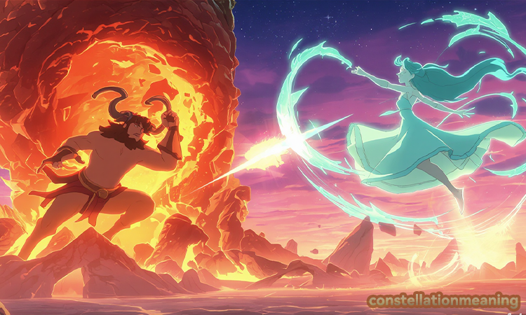 Taurus and Virgo fight