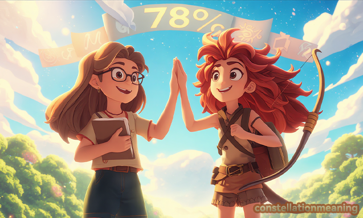 Virgo and Sagittarius compatibility percentage friendship