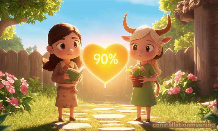 Virgo and Taurus compatibility percentage