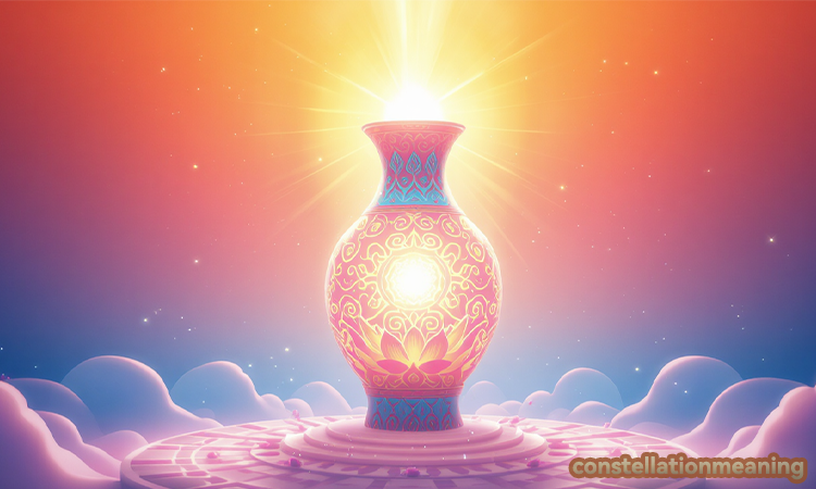 What does a vase symbolize spiritually