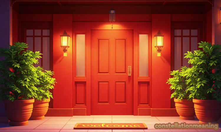 What is the Feng Shui of the front door of a business