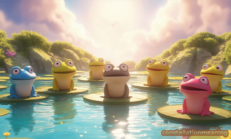 Which direction should frogs face